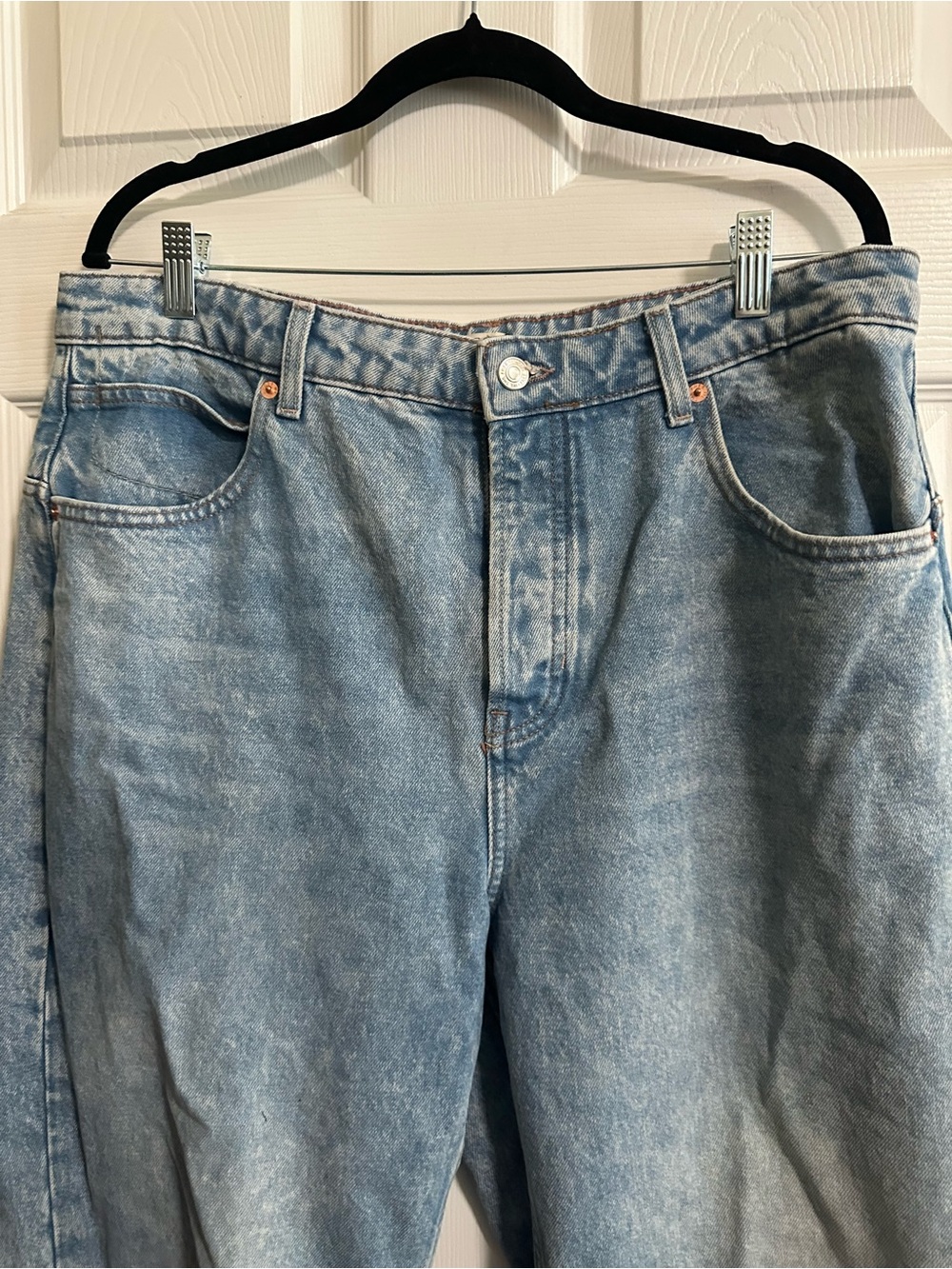 Free People We The Free Deep Trance Dropped Boyfriend Jeans - Button Fly 31 - Picture 4 of 9